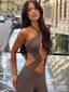 MERI JUMPSUIT CHOCOLATE Jumpsuit 