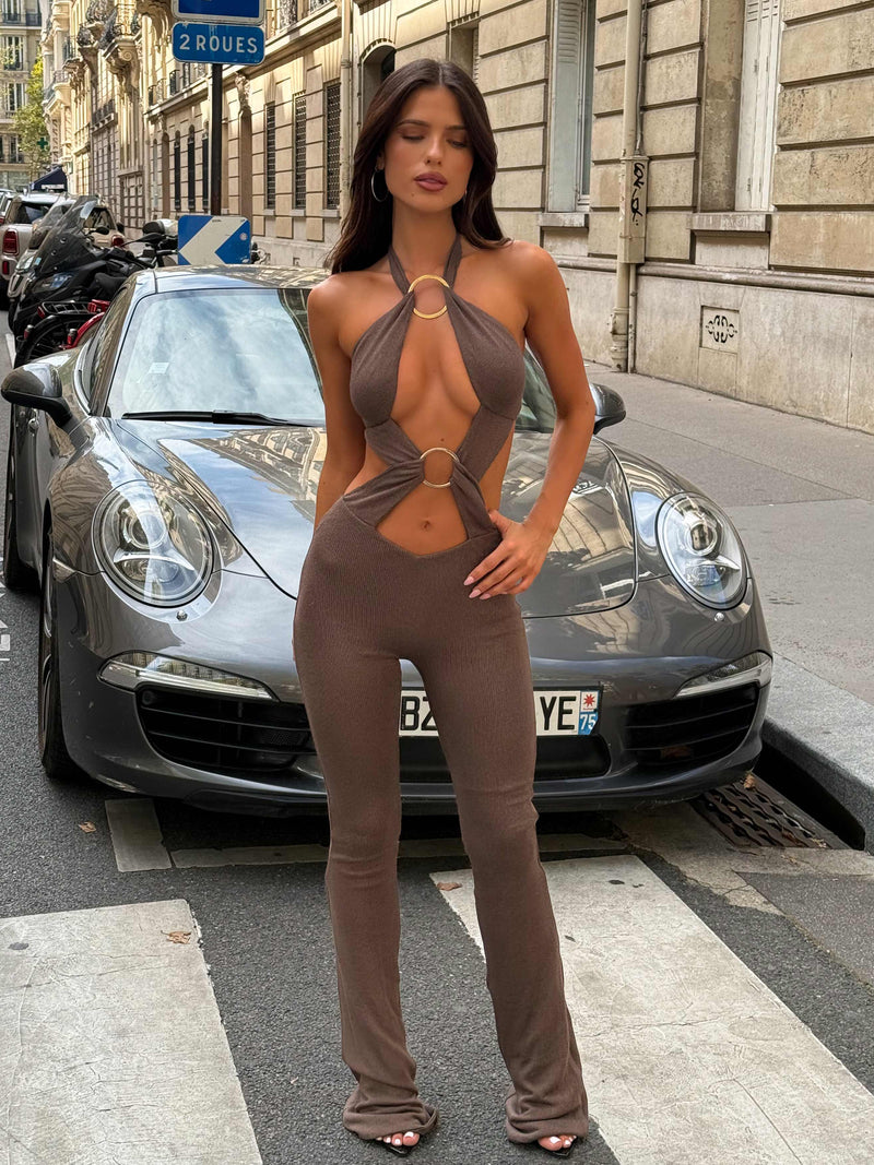 MERI JUMPSUIT CHOCOLATE Jumpsuit 