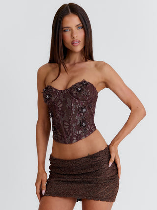 MESMA CORSET TOP CHOCOLATE Corset 