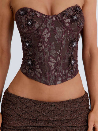 MESMA CORSET TOP CHOCOLATE Corset 