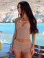 MILADA SHORTS GOLD Shorts 