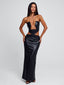 MILARAE MIDI DRESS BLACK Maxi Dress 