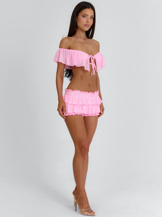 MILLEY CROP TOP PINK Crop Top 