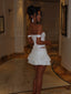 QUINTANA MINI SKIRT WHITE Mini Skirt 