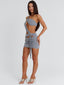 MOORENA MINI DRESS GREY Mini Dress 