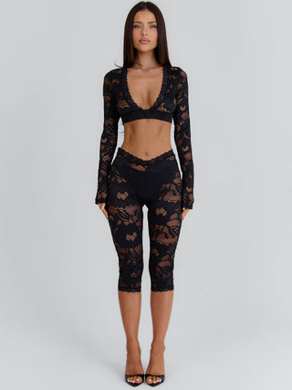 MORENA CAPRI PANT BLACK Pants 