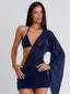 NAYELI TWO-PIECE MINI DRESS NAVY Mini Dress 