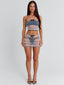 NEANAH MINI SKIRT WHITE POLKA DOT Mini Skirt 