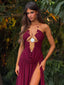 NELLY MAXI DRESS BURGUNDY Maxi Dress 