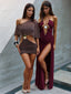 NELLY MAXI DRESS BURGUNDY Maxi Dress 