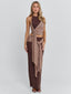 NERINA MAXI SKIRT CHOCOLATE Maxi Skirt 