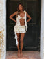 NICOLETTA MINI SKIRT WHITE Mini Skirt 