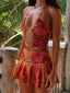 NIKI MINI DRESS GOLDEN CRYSTAL Mini Dress 