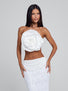NIVA TOP WHITE Crop Top 