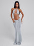 NIVRA MAXI SKIRT SILVER Maxi Skirt 
