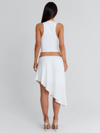 NOEMAI MIDI SKIRT WHITE Midi Skirt 