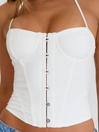 NOOR CORSET TOP WHITE Corset 