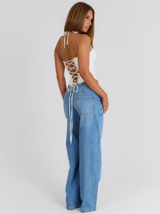 NOOR CORSET TOP WHITE Corset 