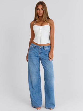 NOOR CORSET TOP WHITE Corset 