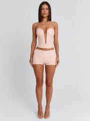 NORAH SHORTS LIGHT PINK