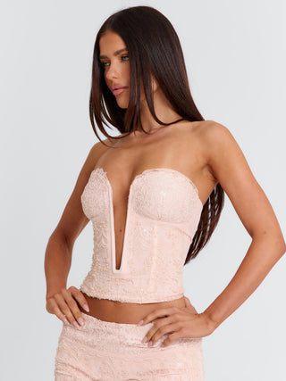 NORAH TOP LIGHT PINK Crop Top 