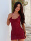 NOVELA MINI DRESS DEEP RED Mini Dress 