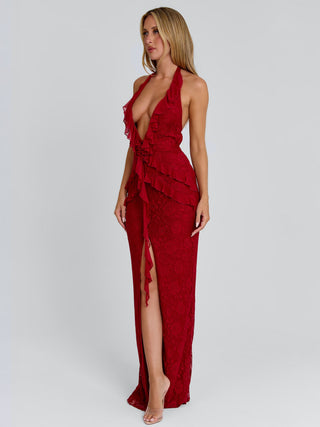 NOVELL MAXI DRESS RED Maxi Dress 