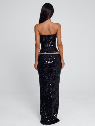 NUI MAXI SKIRT BLACK Maxi Skirt 