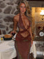 OAKLEE MAXI DRESS BROWN Maxi Dress 