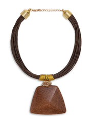 BRONWEN NECKLACE BROWN