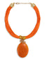NYRA NECKLACE ORANGE Necklaces 