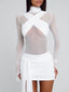 OLYRA MINI DRESS WHITE Mini Dress 