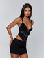 OMARI TOP BLACK Crop Top 