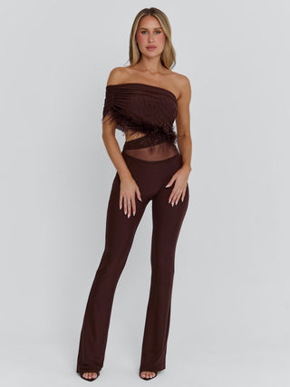 OMAY JUMPSUIT CHOCOLATE Jumpsuit 