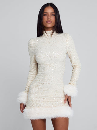OMEYA MINI DRESS WHITE Mini Dress 