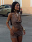 OMYA PLAYSUIT TAN Playsuit 