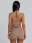 OMYA PLAYSUIT TAN Playsuit 