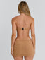 ORAYA MINI DRESS TAN Mini Dress 