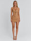 ORAYA MINI DRESS TAN Mini Dress 