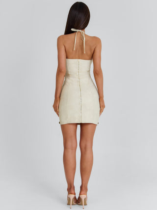ORLENA MINI DRESS IVORY Mini Dress 