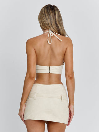 ORLENA TOP IVORY Crop Top 
