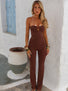 OTTAVIA JUMPSUIT CHOCOLATE Jumpsuit 
