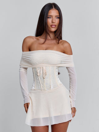 ORLA MINI DRESS BEIGE Mini Dress 