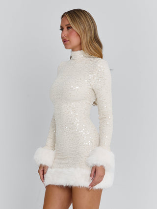 OMEYA MINI DRESS WHITE Mini Dress 