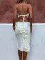 PALMINA TOP WHITE Crop Top 