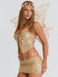 PAMELLA CROP TOP GOLD Crop Top 