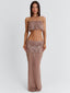 PATIENCE MAXI SKIRT TAUPE Maxi Skirt 