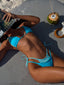 PEARL BIKINI TOP BLUE STRIPE Bikini Top 