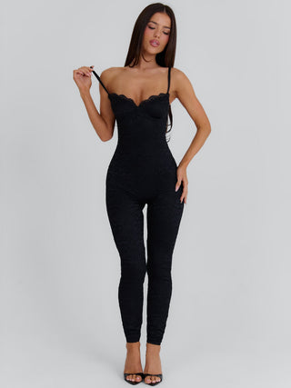 PEGGY JUMPSUIT BLACK Jumpsuit 