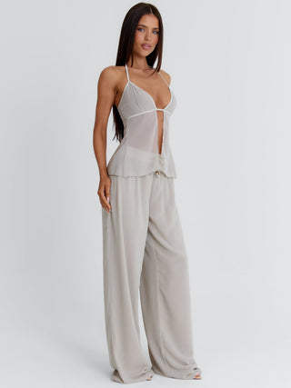 PHONIX TOP GREY Crop Top 